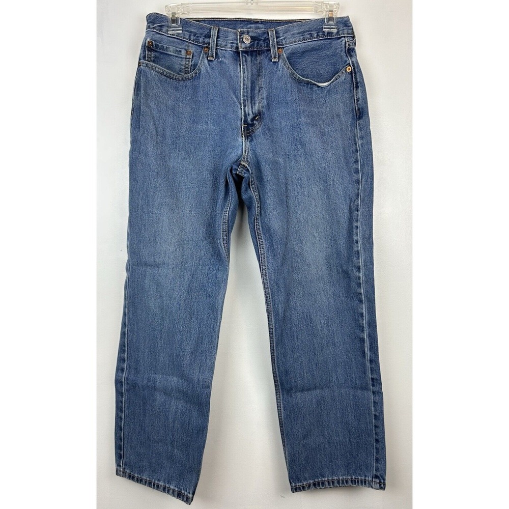 Levis 550 Jeans Mens 34x30 Vtg Blue Denim Actual 34x28 Read